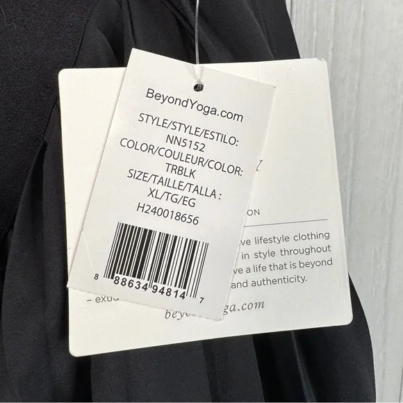 Beyond Yoga If You Pleats Tennis Skirt Womens | Black Athletic Athleisure - Picture 9 of 9